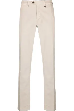 CANALI Pantalones de vestir con tiro medio