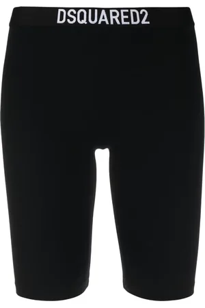 Dsquared2 Shorts de ciclismo con logo en la pretina