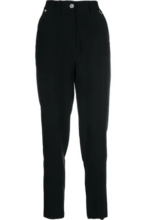 John Richmond Pantalones rectos con tiro alto