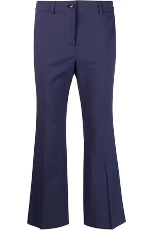 ALBERTO BIANI Pantalones capri con diseño acampanado