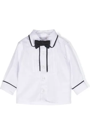 PATACHOU Camisa con diseño de dos tonos y detalle de moño