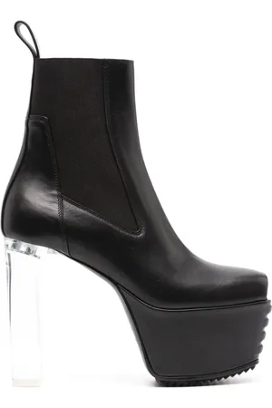 Rick Owens Botas con puntera abierta y tacón de 160mm