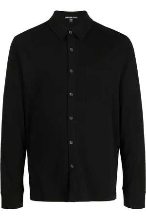 James Perse Camisa con cuello italiano