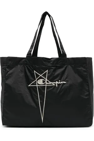 Rick Owens Tote con logo bordado de