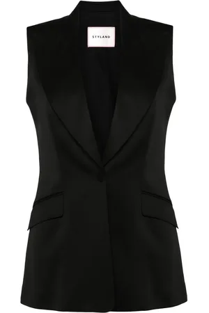 Styland Chaleco con botones y cuello en V