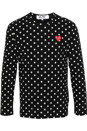 Comme des Garçons Playera con estampado de lunares