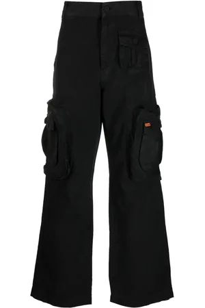 Heron Preston Pantalones rectos con múltiples bolsillos