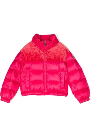 Moncler Chamarra capitonada con cierre y parche del logo