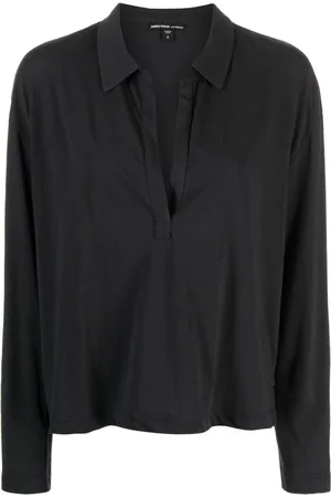 James Perse Top con cuello abierto