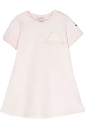 Moncler Vestido con logo bordado