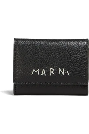 Marni Funda para llaves con logo bordado