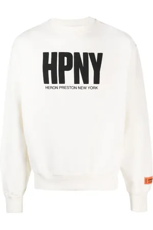 Heron Preston Sudadera con logo afelpado