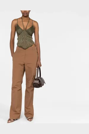 DION LEE Top con tirantes finos con motivo en jacquard