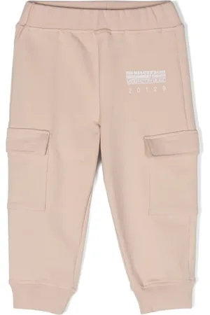 Msgm Pantalones con logo estampado