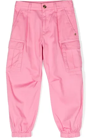 VERSACE Pantalones cargo con diseño ajustado