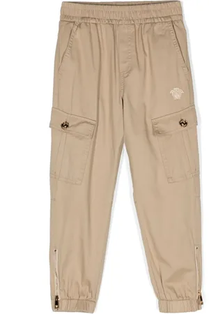 VERSACE Pantalones cargo con detalle Medusa Head