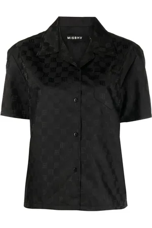 MISBHV Camisa manga corta con monograma estampado