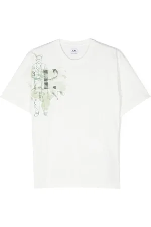 C.P. Company Playera con estampado gráfico