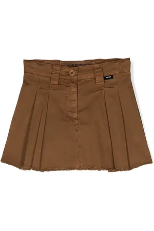 Aspesi Falda con dobladillo deshilachado