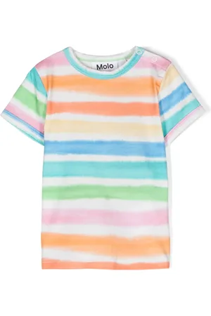 Molo Playera con rayas estampadas