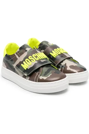 Moschino Tenis con estampado militar