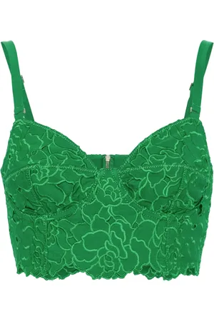 Erdem Top estilo bralette bordado