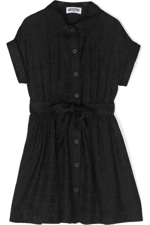 Moschino Vestido corto con logo en jacquard