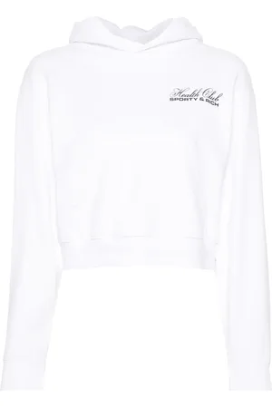 Sporty & Rich Hoodie con logo estampado