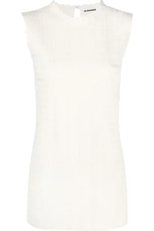 Jil Sander Sudadera con motivo en zigzag