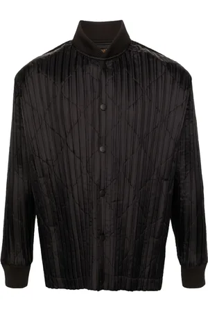 Issey Miyake Chamarra bomber Padded Pleats