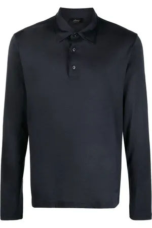 BRIONI Playera tipo polo manga larga