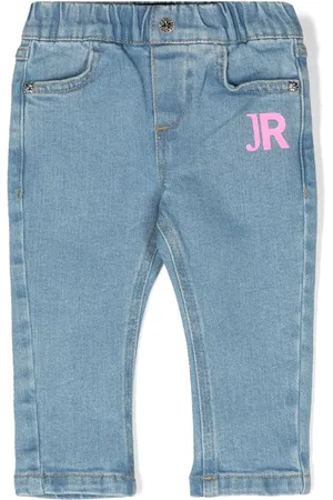 John Richmond Jeans con pretina elástica y logo estampado