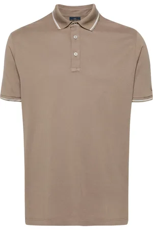Paul & Shark Playera tipo polo con borde a rayas