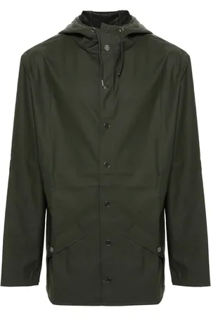Rains Impermeable con capucha y cordones
