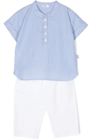 Il gufo Conjunto de pantalones con motivo de rayas