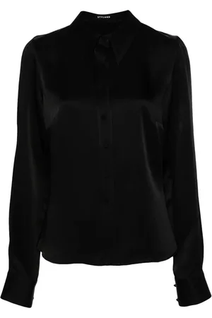 Styland Camisa satinada con botones