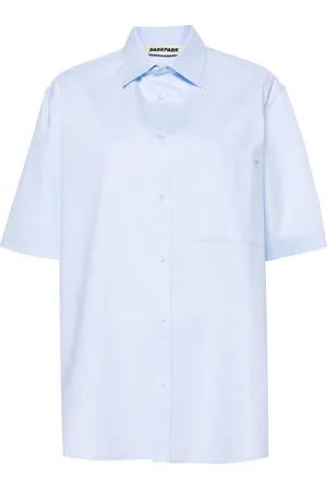 DARKPARK Camisa con botones y cuello de pico