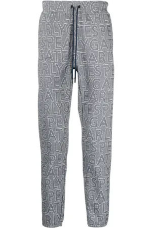 PEARLY GATES Pants con cordones en la pretina y logo estampado