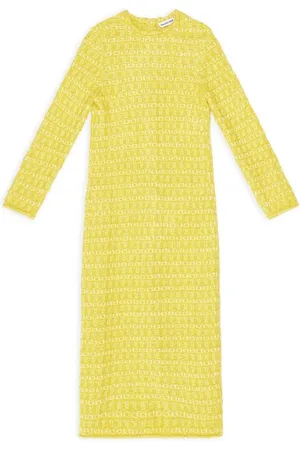 Balenciaga Vestido lápiz midi tejido