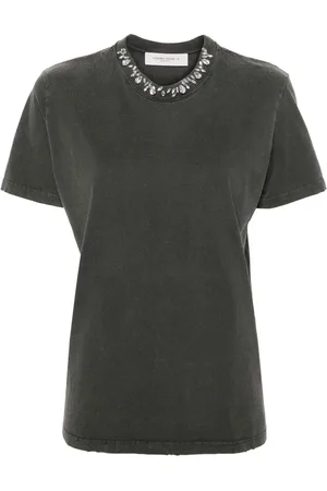Golden Goose Playera con detalles de cristal