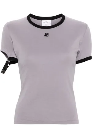 Courrèges Playera Buckle Contrast