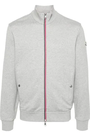 Moncler Sudadera con cierre y aplique del logo