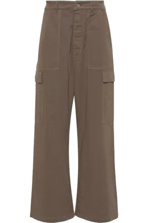Rick Owens Pantalones cargo con tiro medio