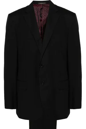corneliani Traje con botones y estampado de cuadros