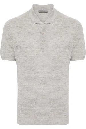 corneliani Playera tipo polo tejida manga corta