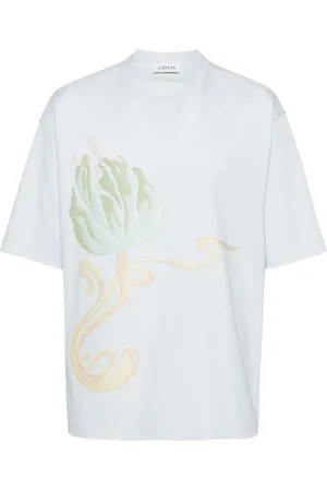 Lanvin Playera con bordado floral