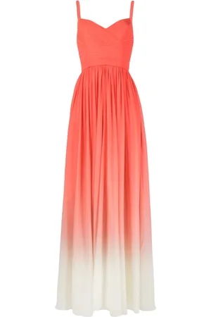 Elie saab Vestido de fiesta de seda efecto degradado