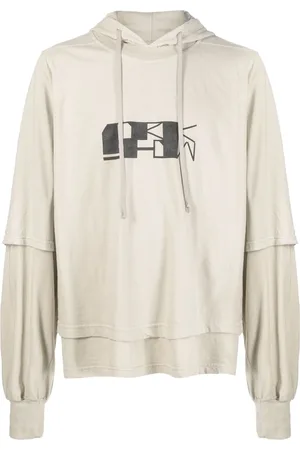 Rick Owens Hoodie con estampado gráfico