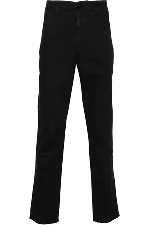 Stone Island Pantalones chinos con parche del logo