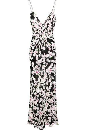 Msgm Vestido largo con estampado floral